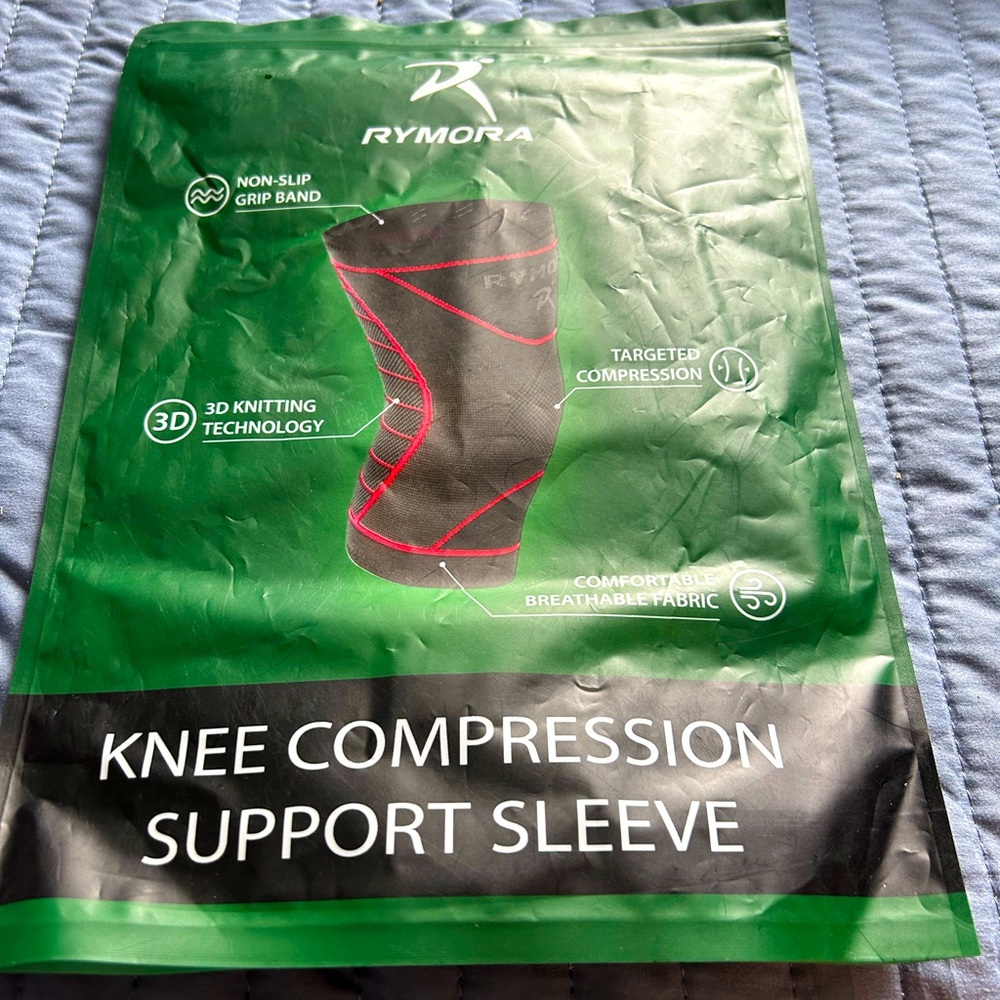NIP Rymora Knee Compression Support Sleeve. Size Small.